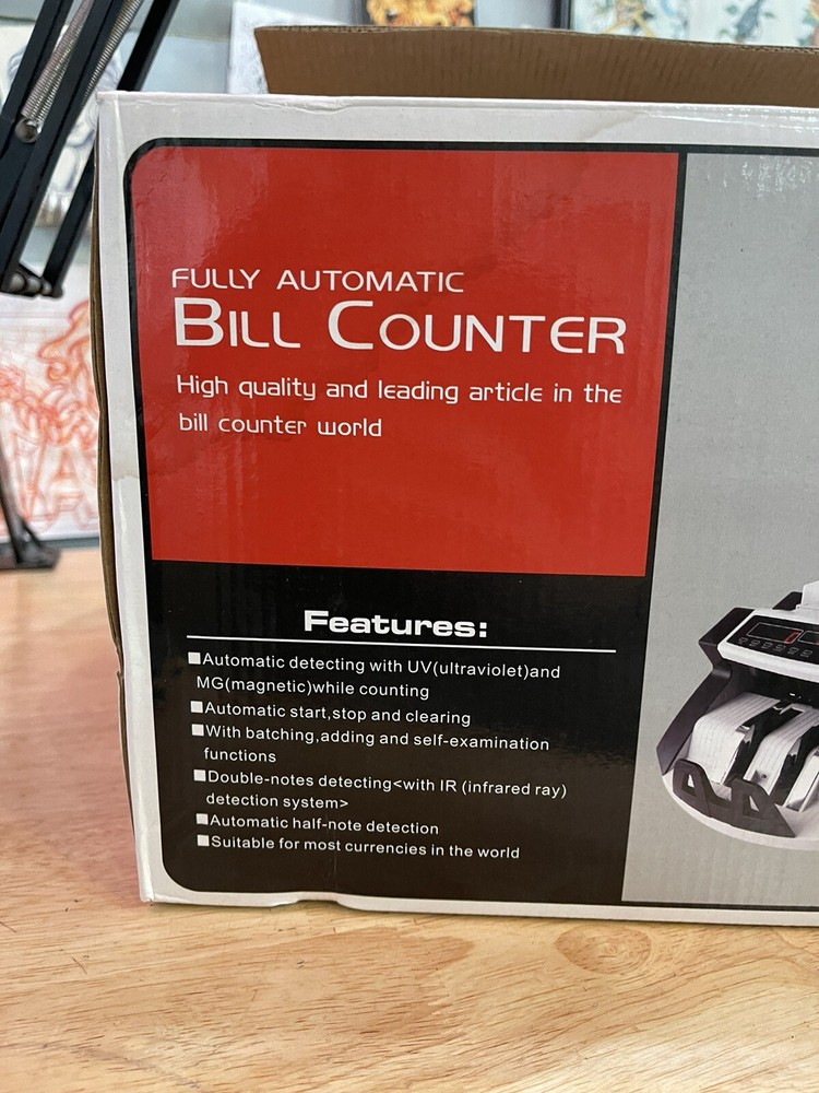 Fully Automatic Bill Counter, Open Box, GREAT Condition
