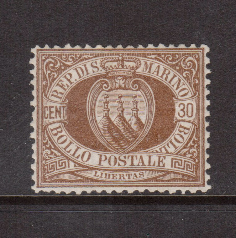 San Marino #15 VF Mint **With Certificate**