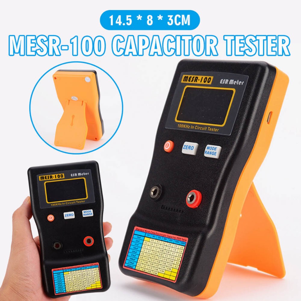 MESR-100 ESR Capacitance Ohm Meter Capacitance Internal Resistance Circuit Meter