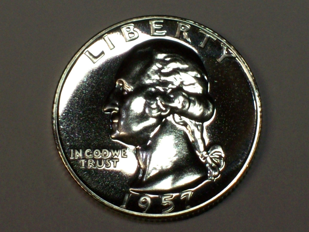 1957 Washington Quarter    Gem Proof     SN8434