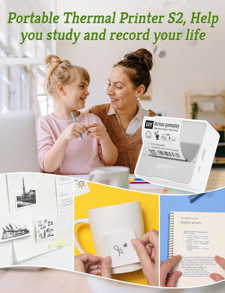 User-Friendly Portable Sticker Printer for Creating Custom Labels on the Go