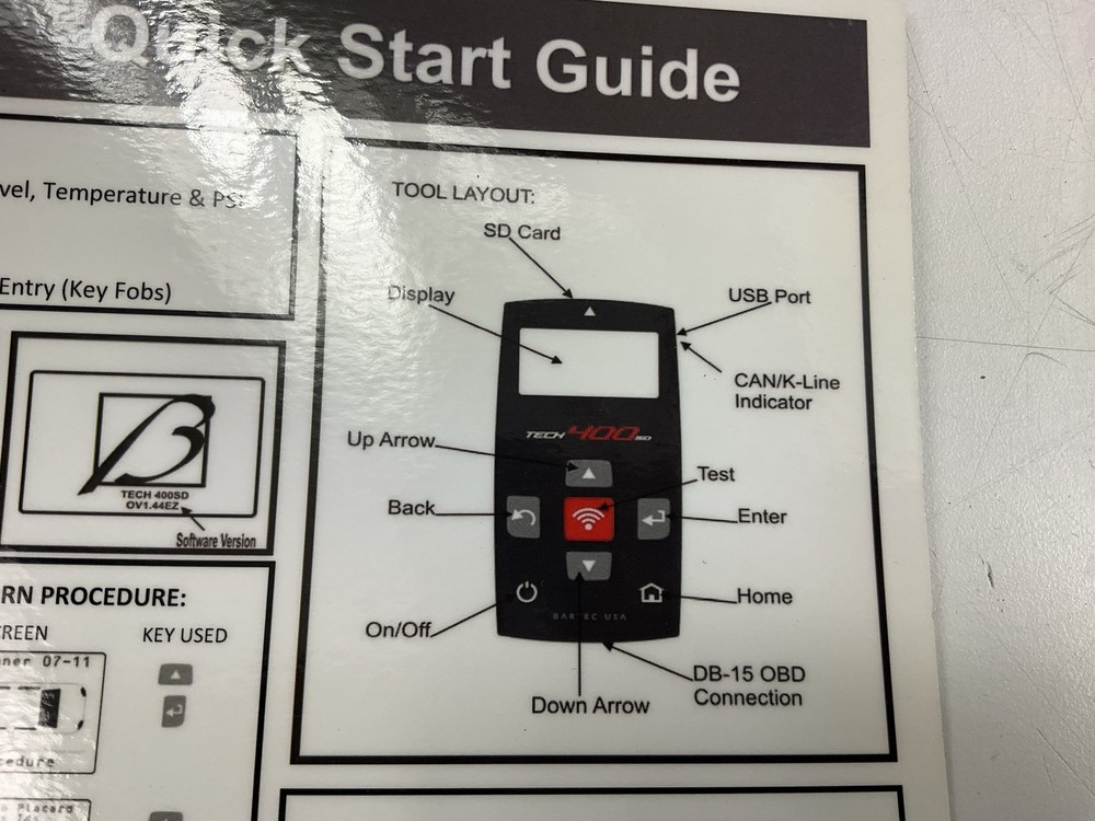 *NEW* Bartec Tech400SD TPMS Activation Diagnostic Programming Scan Tool WRT400SD