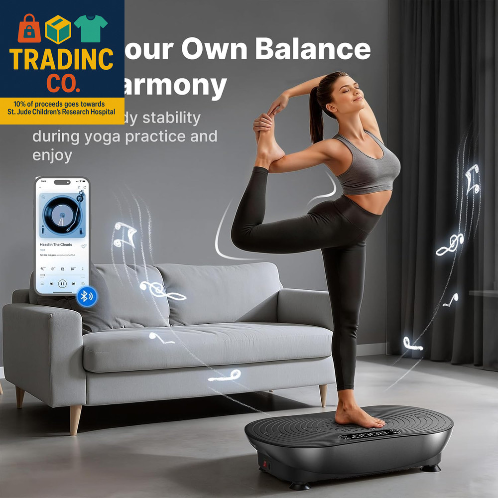Vibration Plate Exercise Machine, Vibrating Platform for Lymphatic Drainage Weig
