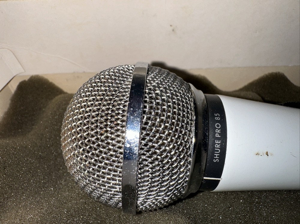 Vintage Shure Unisphere B - Model PRO 85 Dynamic Microphone - Untested