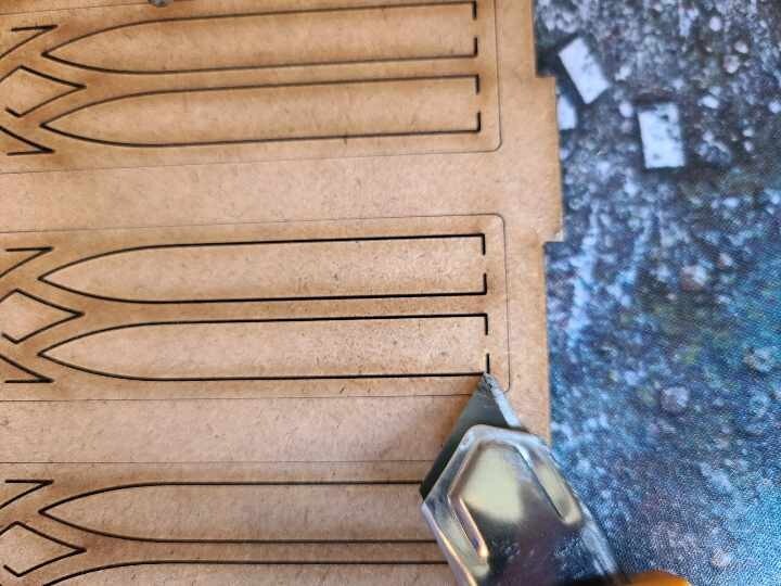 Wood Ruins Terrain Scenery Compatible With ITC
