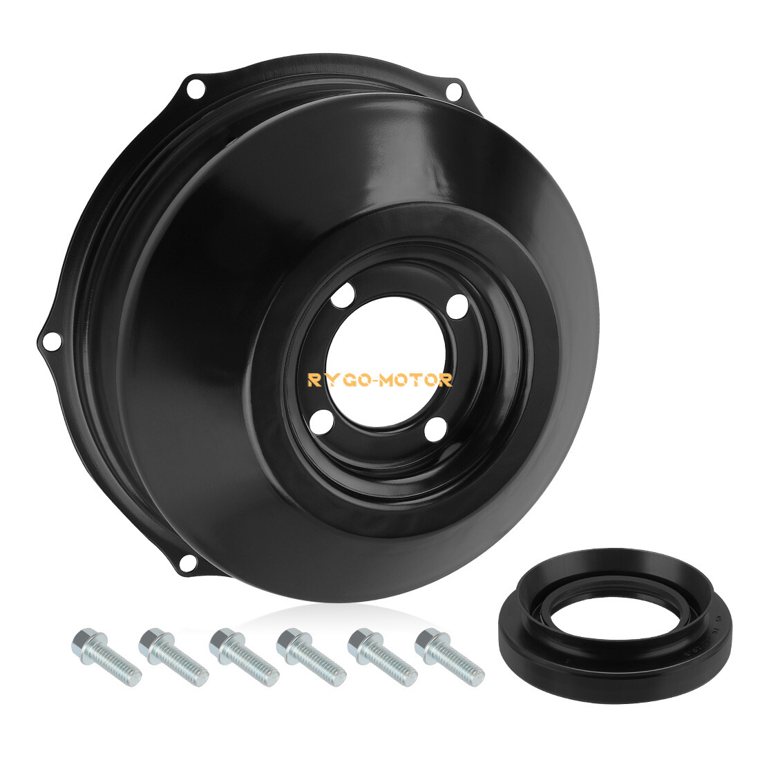 Rear Brake Drum Hub Plate Cover Shoes Bearing Seals Assy for Honda Rancher 420