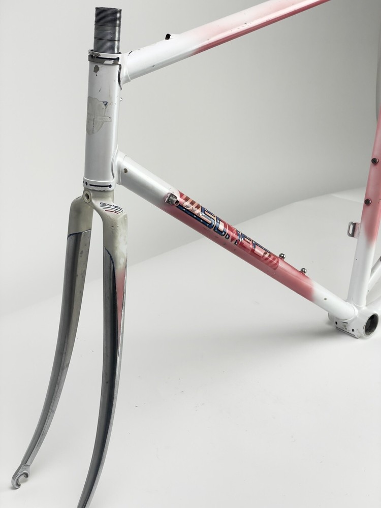 Somec Steel Road Bike Frame Set 54cm 1" Threaded Fork