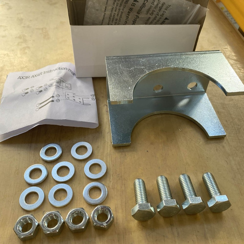 Fits Ghost Gate Controls 3" Rear Post Bracket AX3RW for 3 Inch Round Posts A