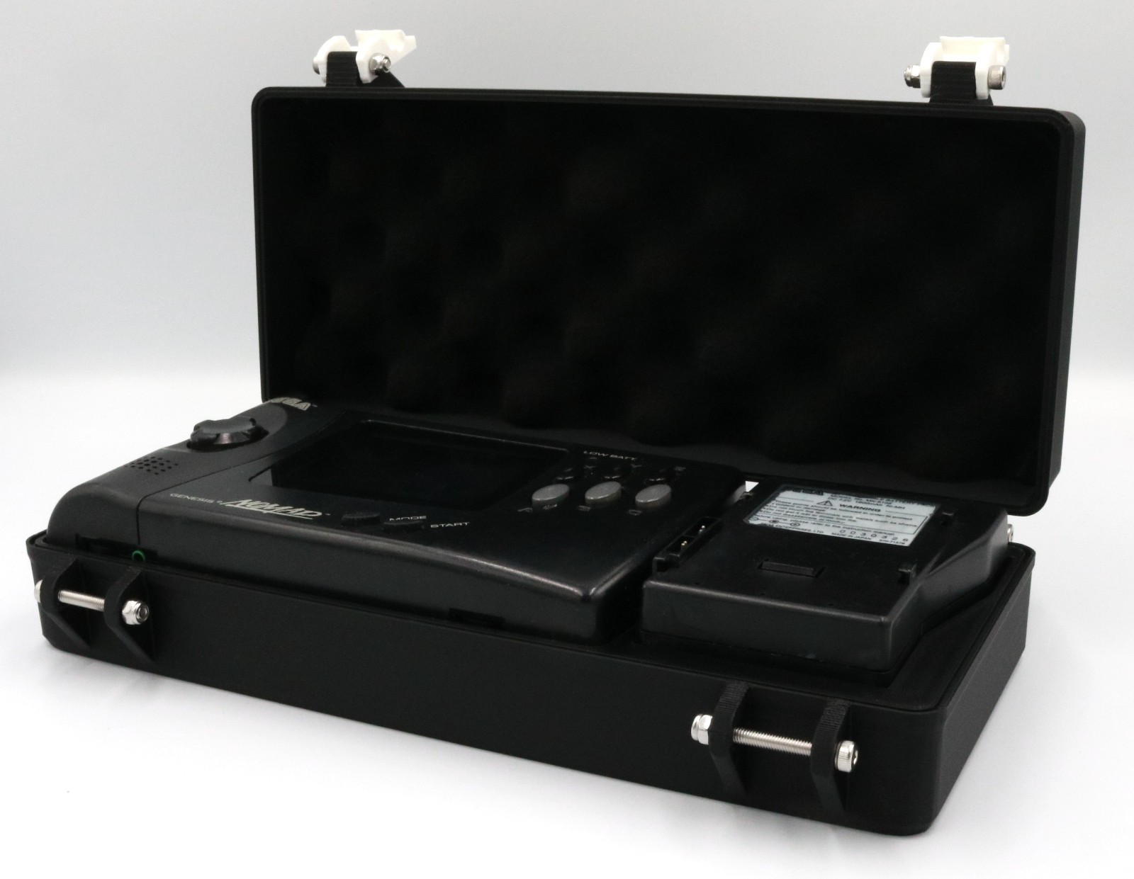 Sega Nomad Compatible Rugged Protective Case - Holds Rechargeable or AA Battery