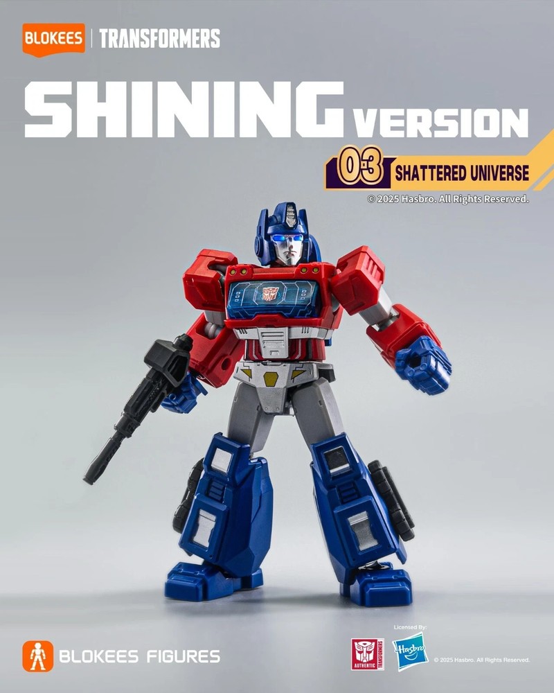 COMBO PACK! Blokees Transformers Shining Version 3 Bumblebee & Orion Pax Kits!