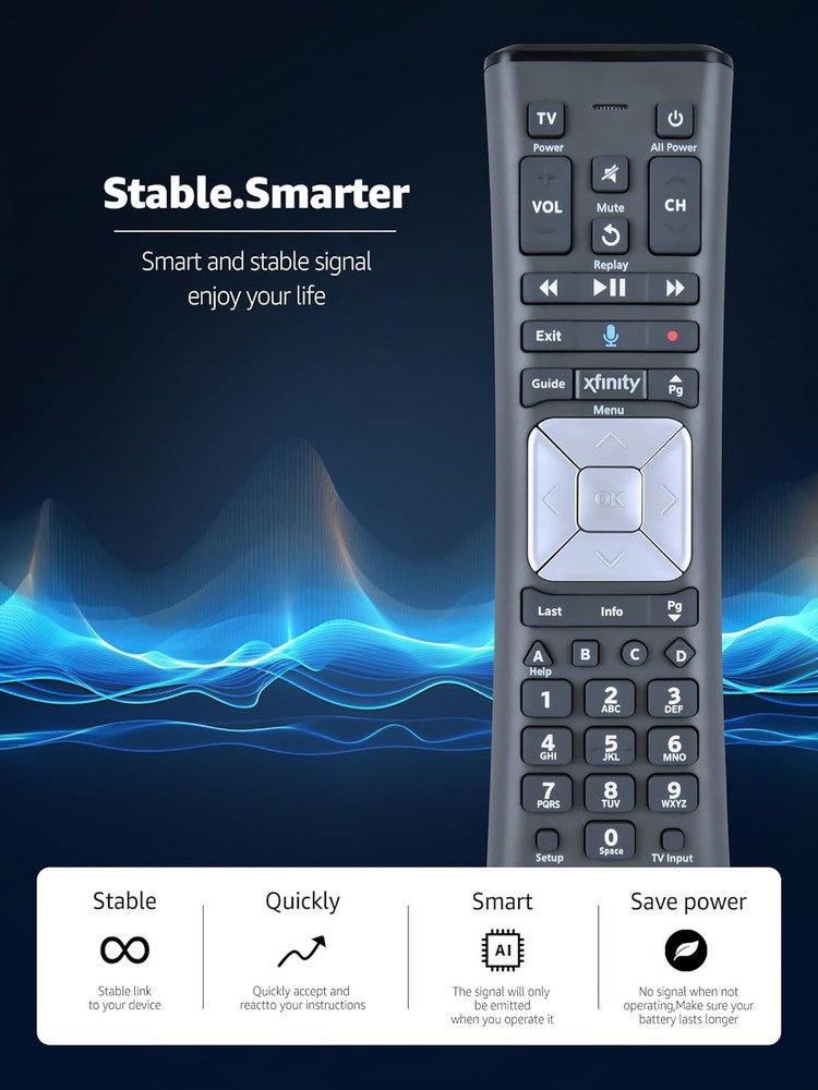 New Replacement Xfinity XR11 Voice Remote Control for XFinity Comcast Black