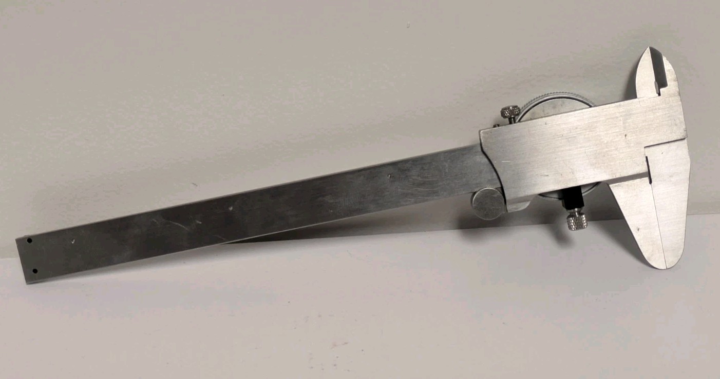 STARRETT No. 120 Dial Caliper 6" Very Nice Clean Working Condition Without Case