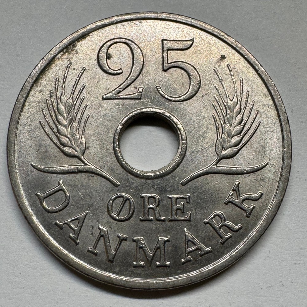 1971 Denmark 25 Ore - Coin #C-032