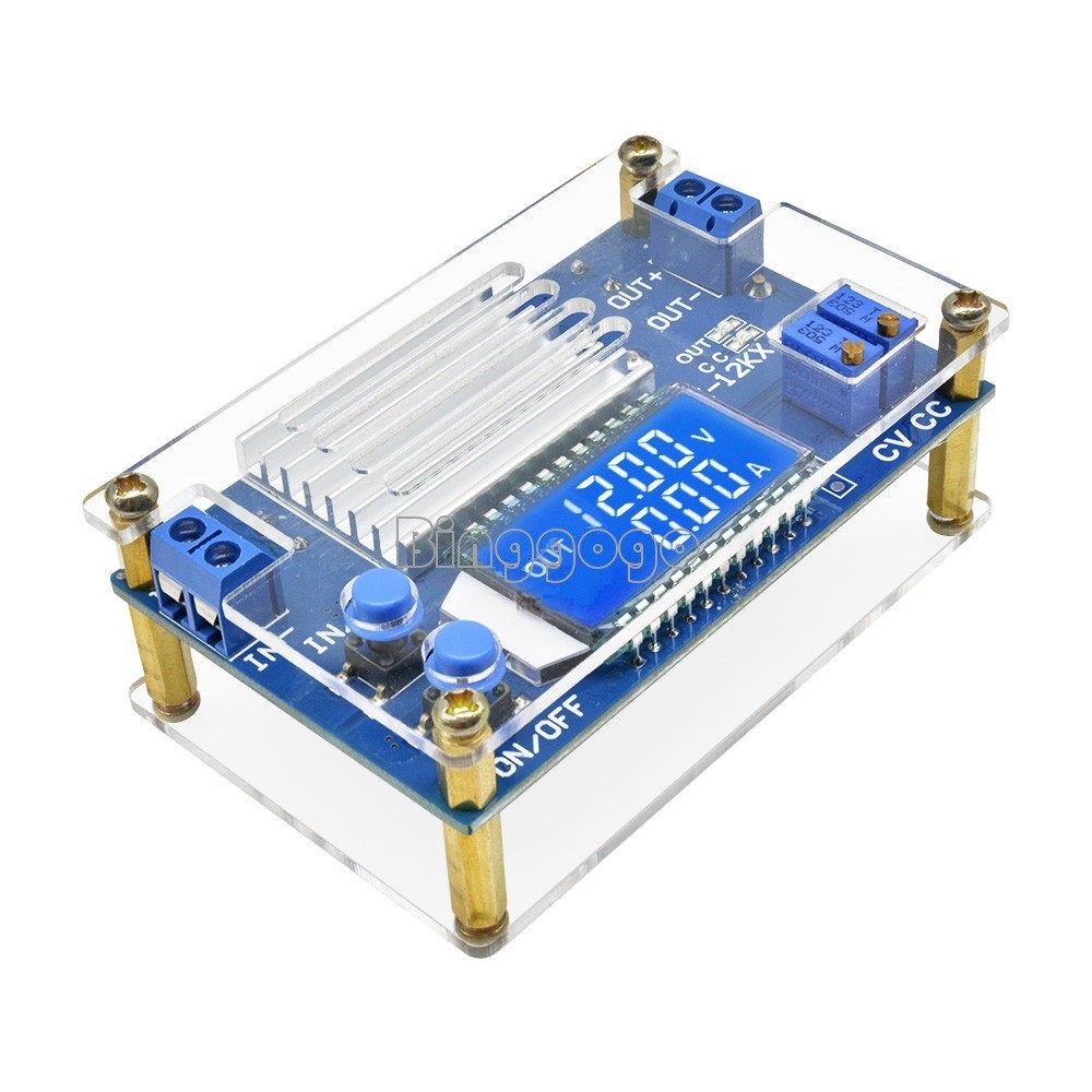 Adjustable 12A Step Down Constant Voltage Current LCD Display Buck Module