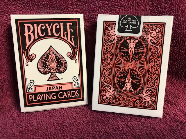 Bicycle Japan black-orange playing cards