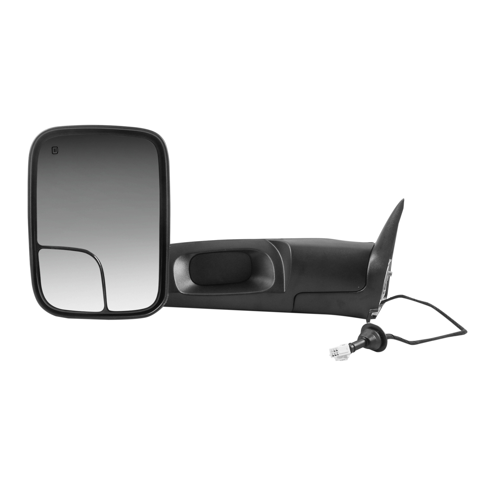 Pair Black Power Heated Tow Mirrors For 98-2001 Dodge Ram 1500 98-2002 2500 3500