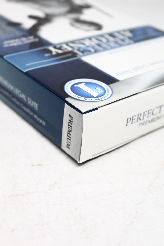 Cosmi Premium Perfect Attorney PC Computer Software Program CD-ROM Disk Set of 3