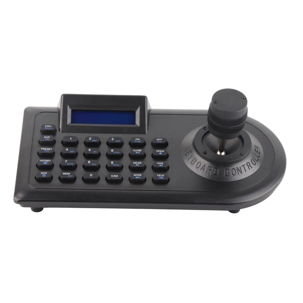 US Plug 3D PTZ Camera Controller Strong Compatibility LCD Display With