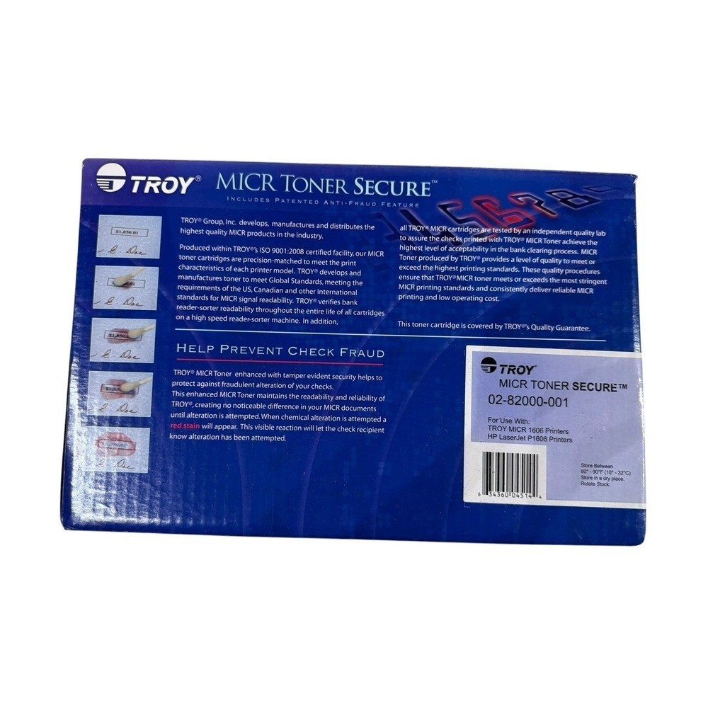 BNIB Troy MICR Toner Secure