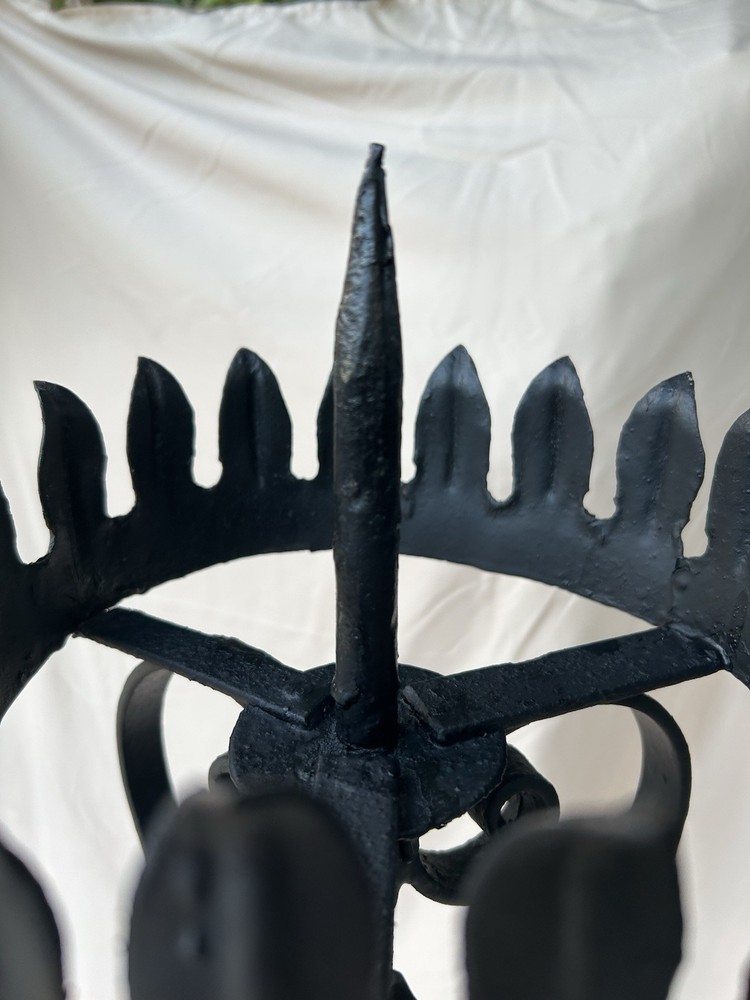 Addison Mizner wrought iron Torchiere