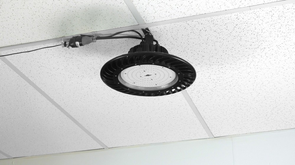 ALZO 200 Watt dimmable LED Drum Overhead Light @ 5500K -Studio Space Light with
