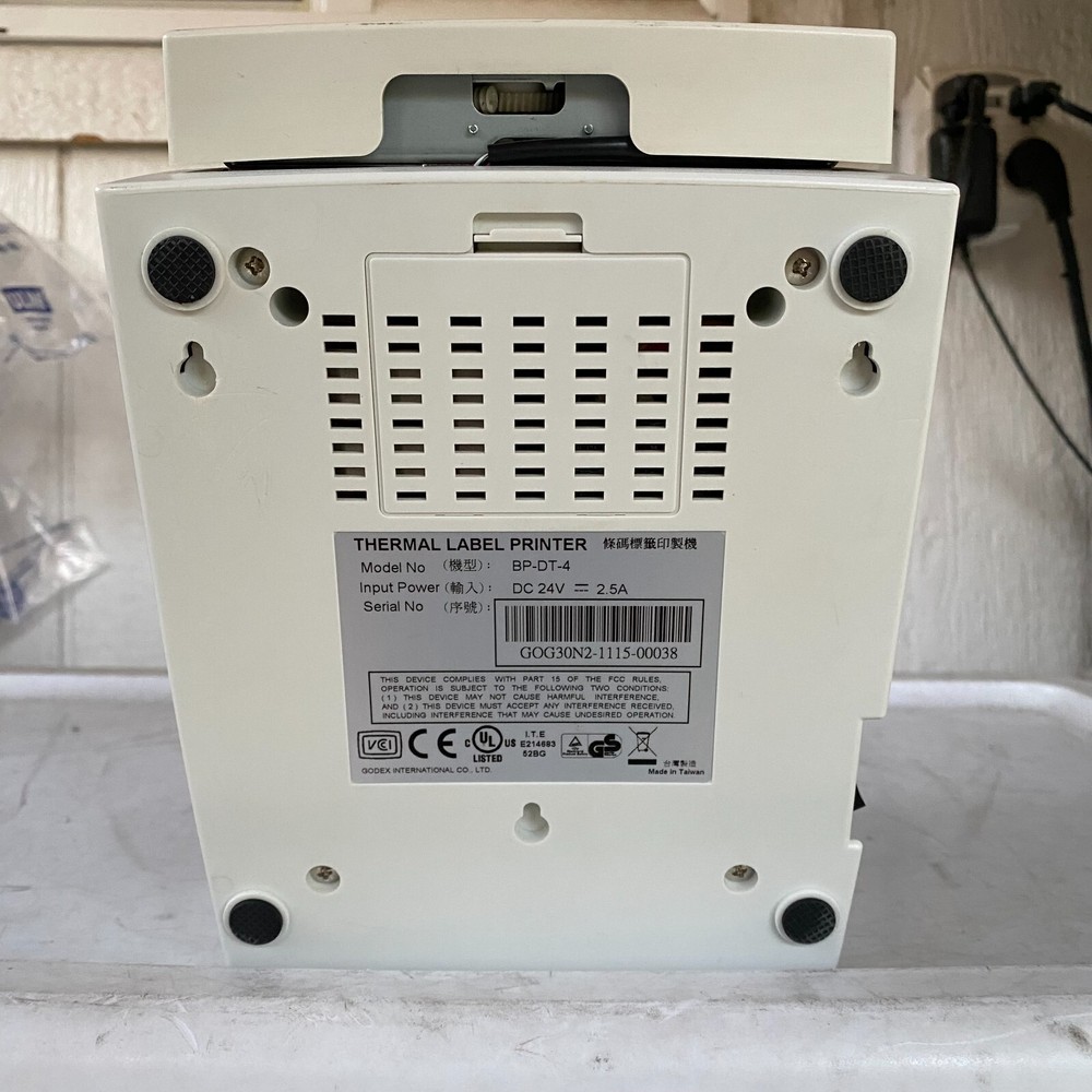 BP-DT-4 Thermal Shipping Label Barcode Printer USB Technical Support USB Cutter