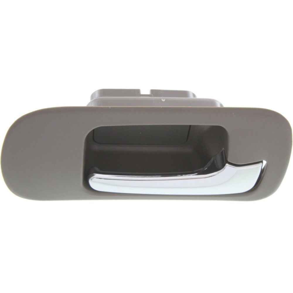 Interior Door Handle Set For 2001-05 Civic Front Left & Right Chrome Brown 2Pc