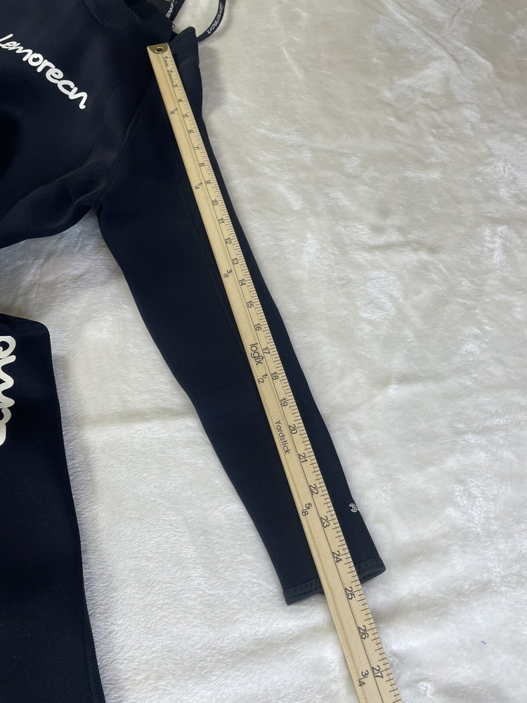 Lemoreen Wetsuit Size Medium Short MS Black Long NEW