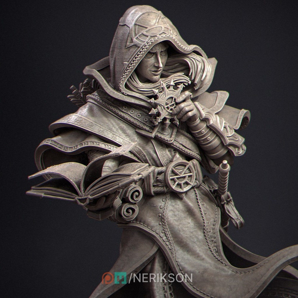 Elf Priest by Nerikson | Commission | Painted |