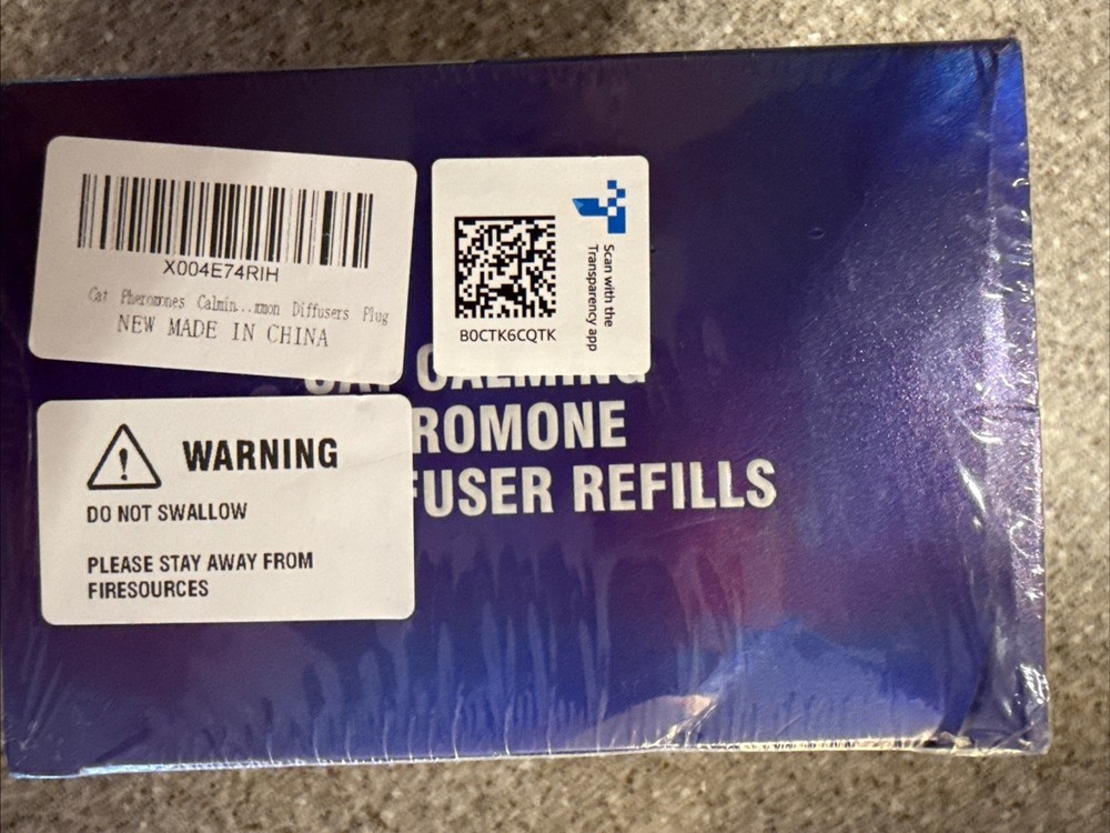 Cat Pheromones Calming Diffuser Refills - 6 Pack - New Sealed