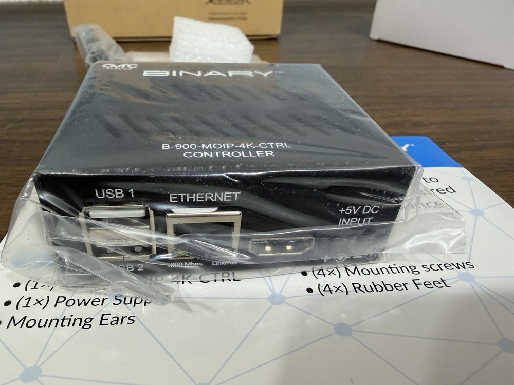 Binary B-900-MOIP-4K-CTRL System Controller | New in Box |