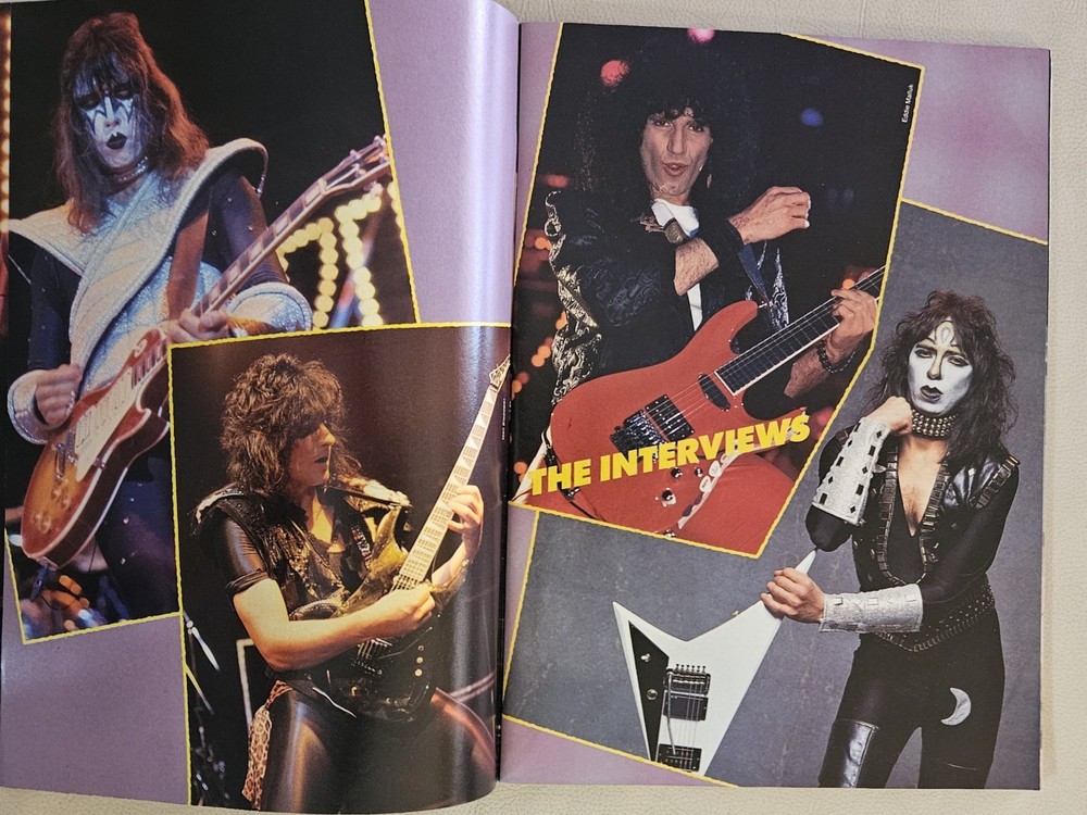 KISS Guitarists Magazine 1989