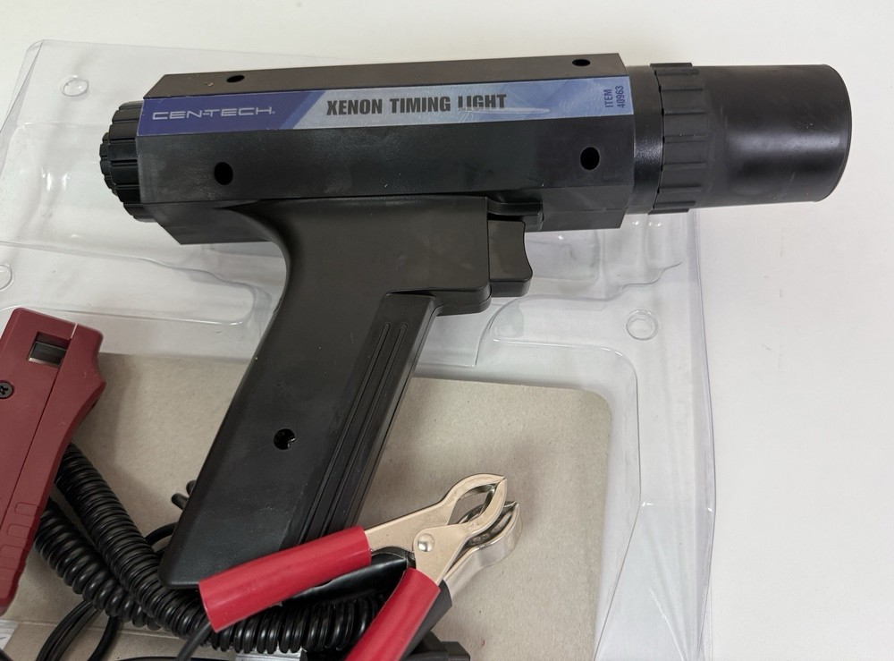 Cen-Tech 40963 Black LED Indicator Trigger Activated Xenon Advance Timing Light