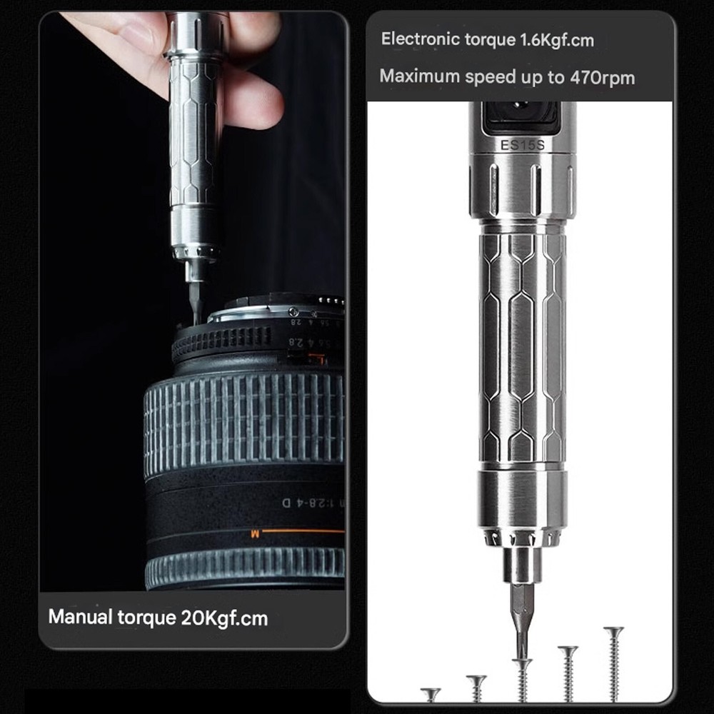 MINIWARE ES15S Electric Screwdriver Motion Control Intelligent Screws DriverVL