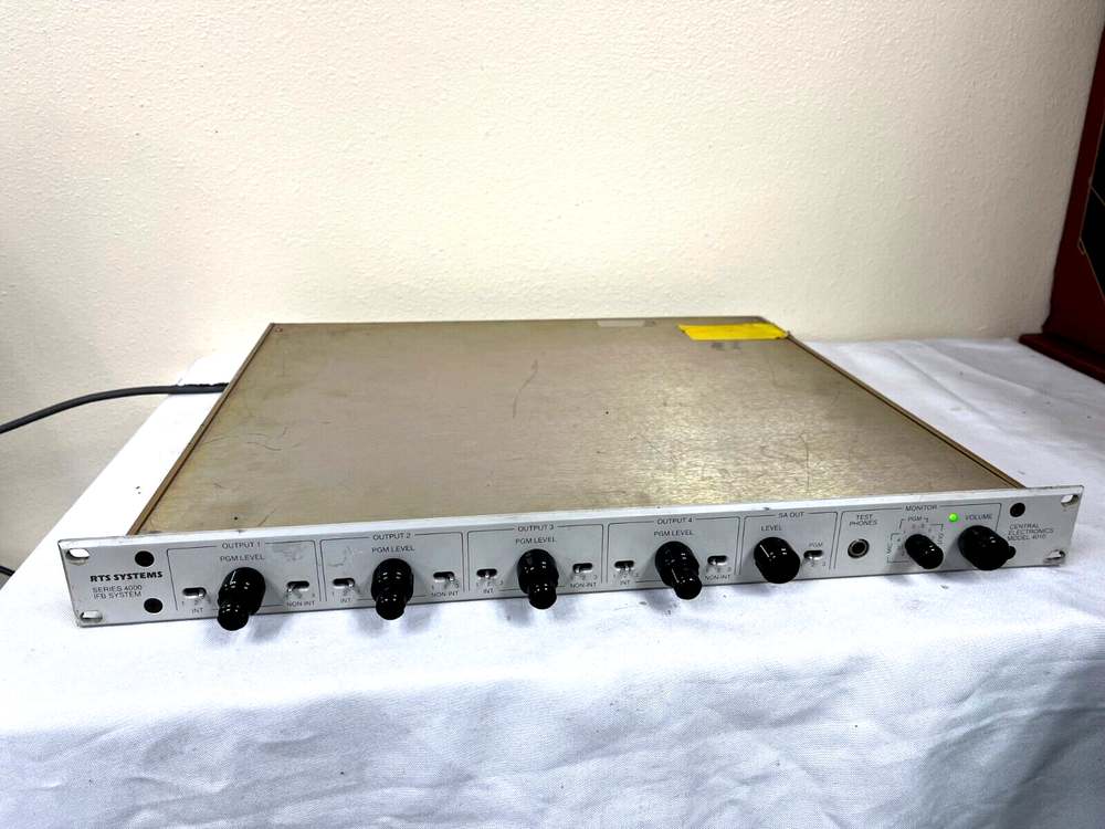 RTS Telex Model 4010 Central Electronics Series 4000 IFB System