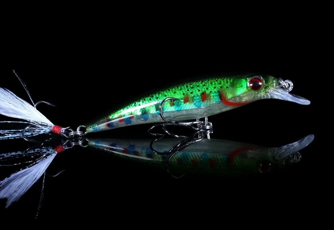 10 pcs Hard Minnow Fishing Baits Bass Lures Crankbait Tackle Wobbler New Lot