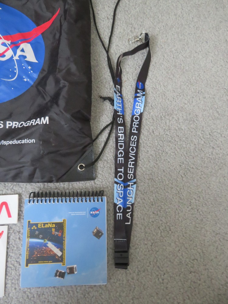 NASA Launch Services Program OFFICIAL Lanyard Decal, Backpack, Playing Cards lot