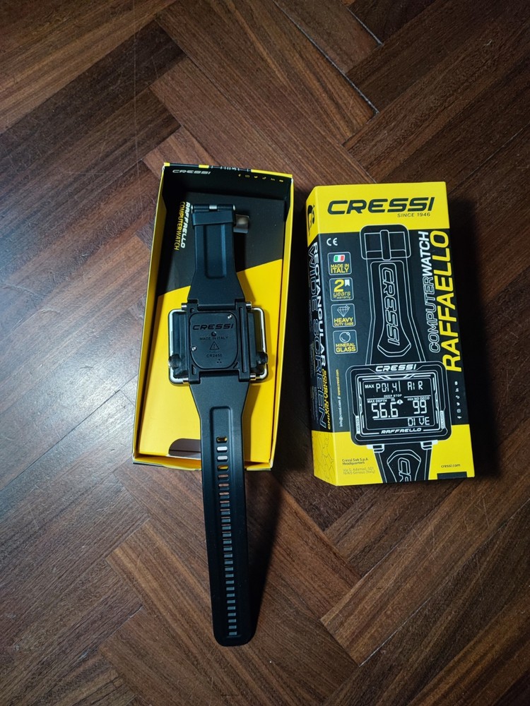 CRESSI Raphael - Unisex Diving Computer with Large Rectangular Screen...