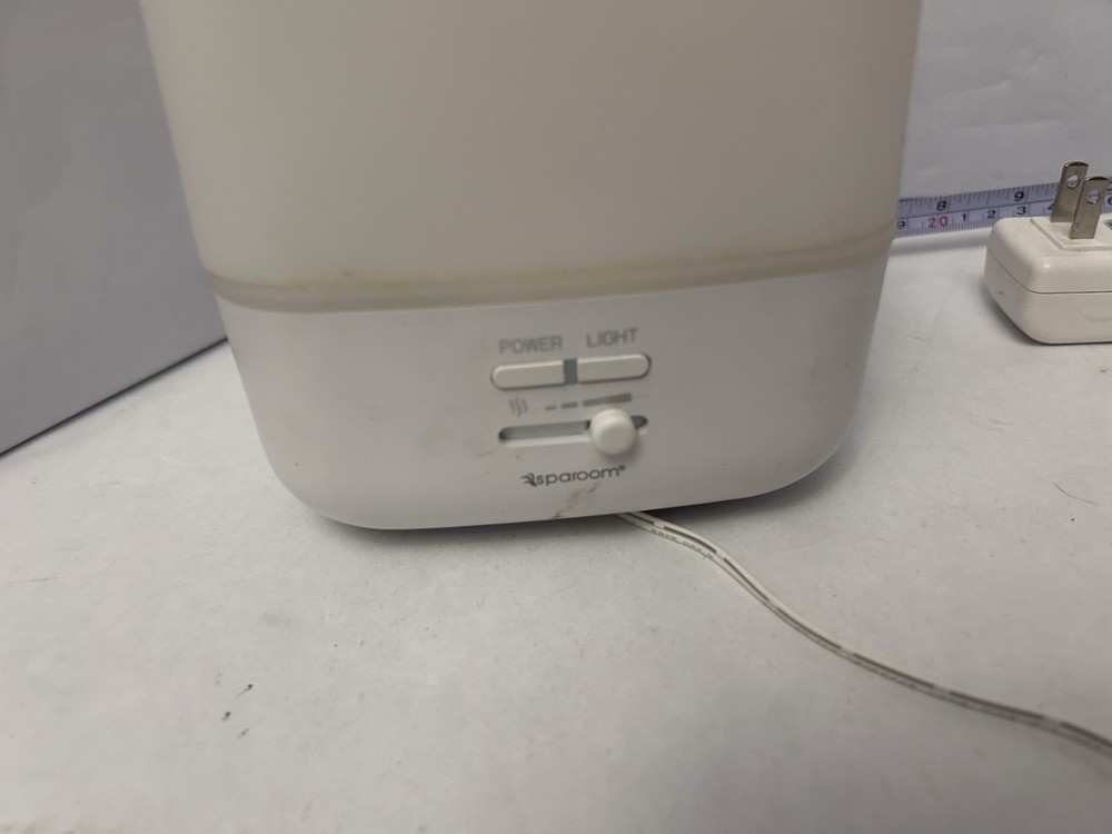 White plastic Spa Room Guardian Air Diffuser Model #49 with lights UNK IF WORKS