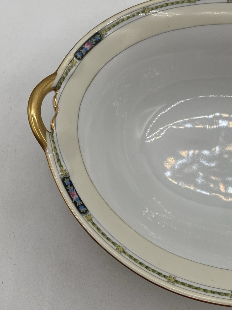 Noritake Chandova Oval Serving Dish, Floral Decor