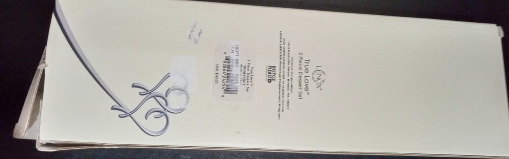 Lenox True Love Dessert Set With Box