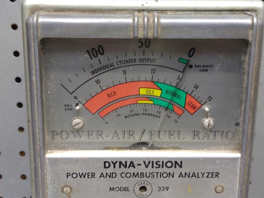 Vtg Dyna-Vision Power And Combustion Analyzer Model 339