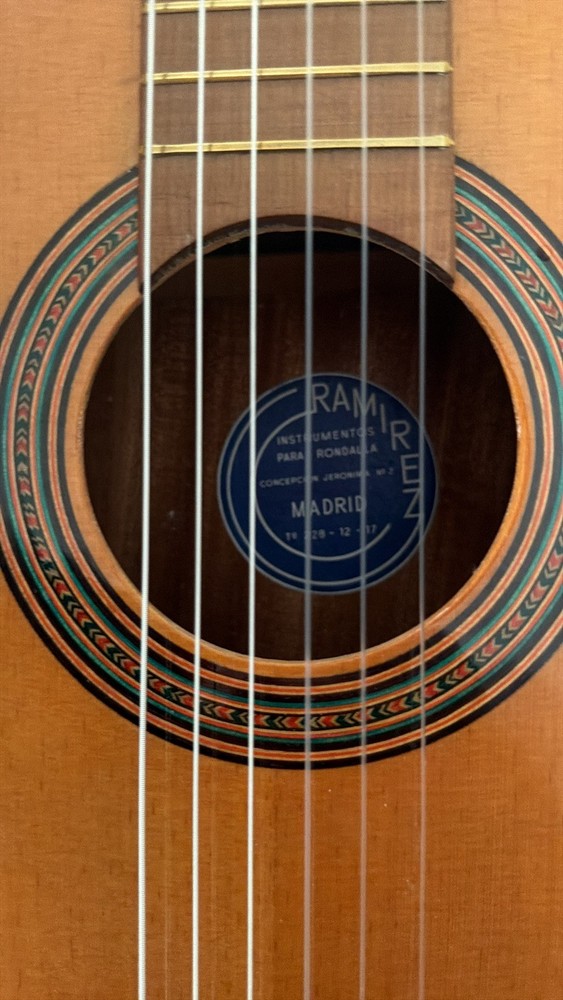 Ramirez Cedar Top Classical Guitar 1965