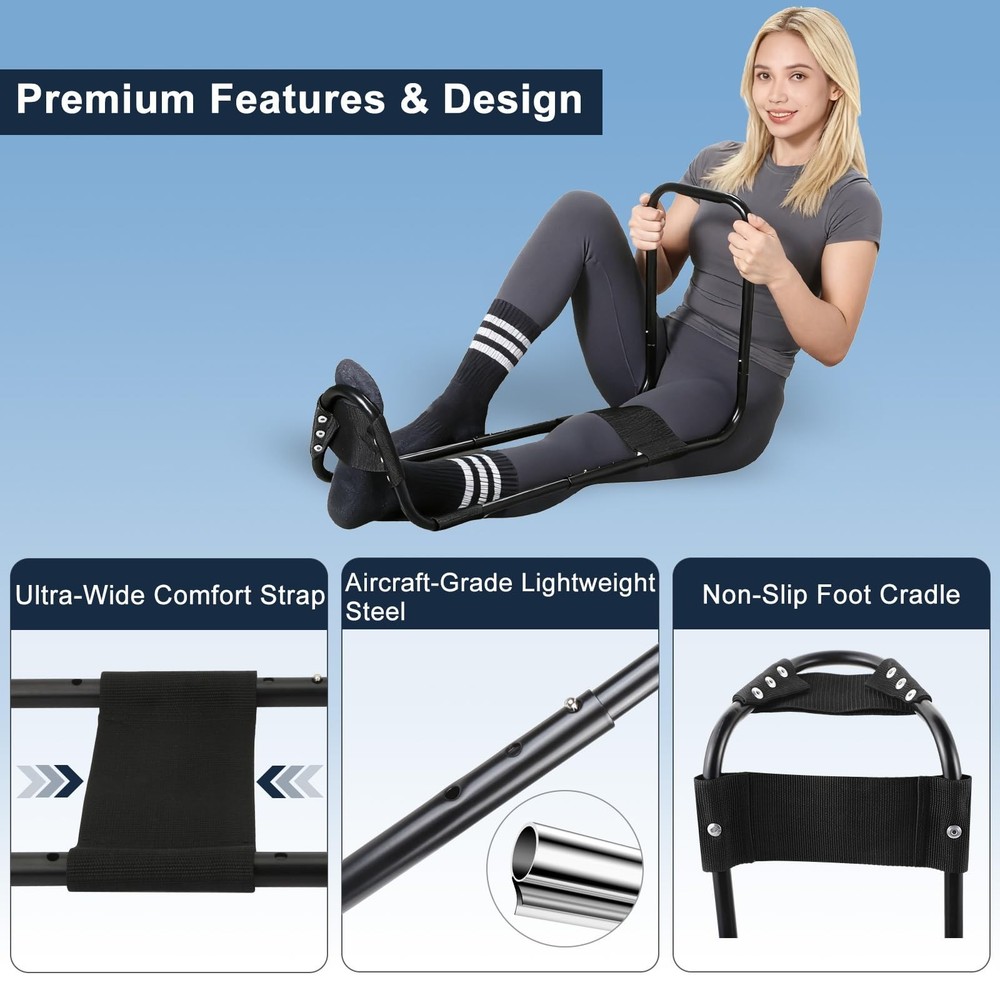 Knee Extension Device, Hamstring Leg Stretcher for Lower Body Flexibility, Im...