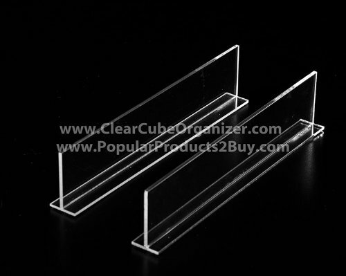 305Displays 8 Pull Out drawers Clear Cube Acrylic Organizer