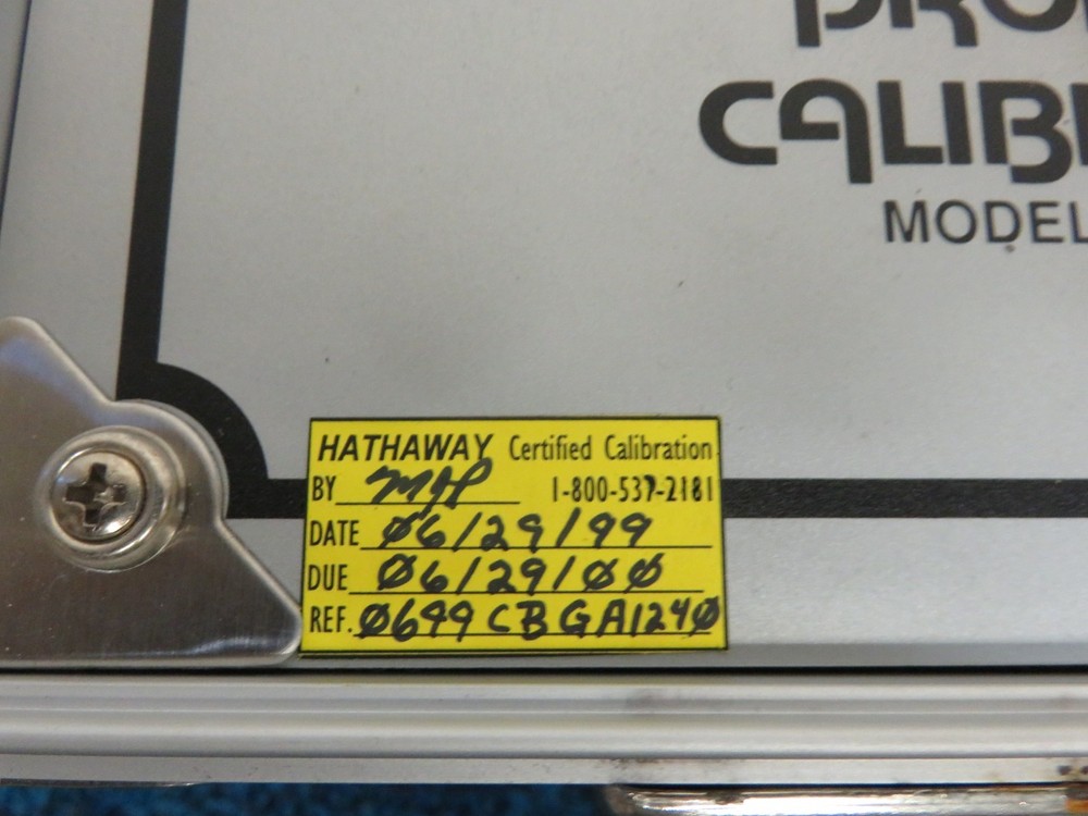 Promac Model DHT-830S Calibration Unit With accessary in Case