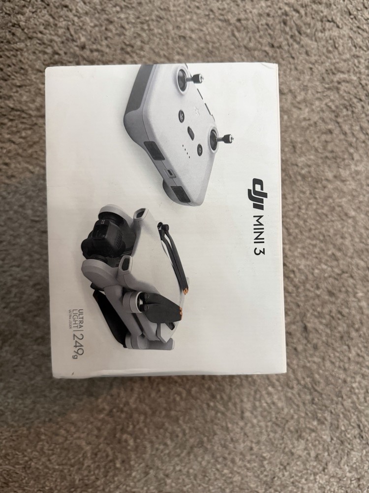 DJI Mini 3 Ready to Fly Drone with Remote Controller & 2 Batteries, 249g