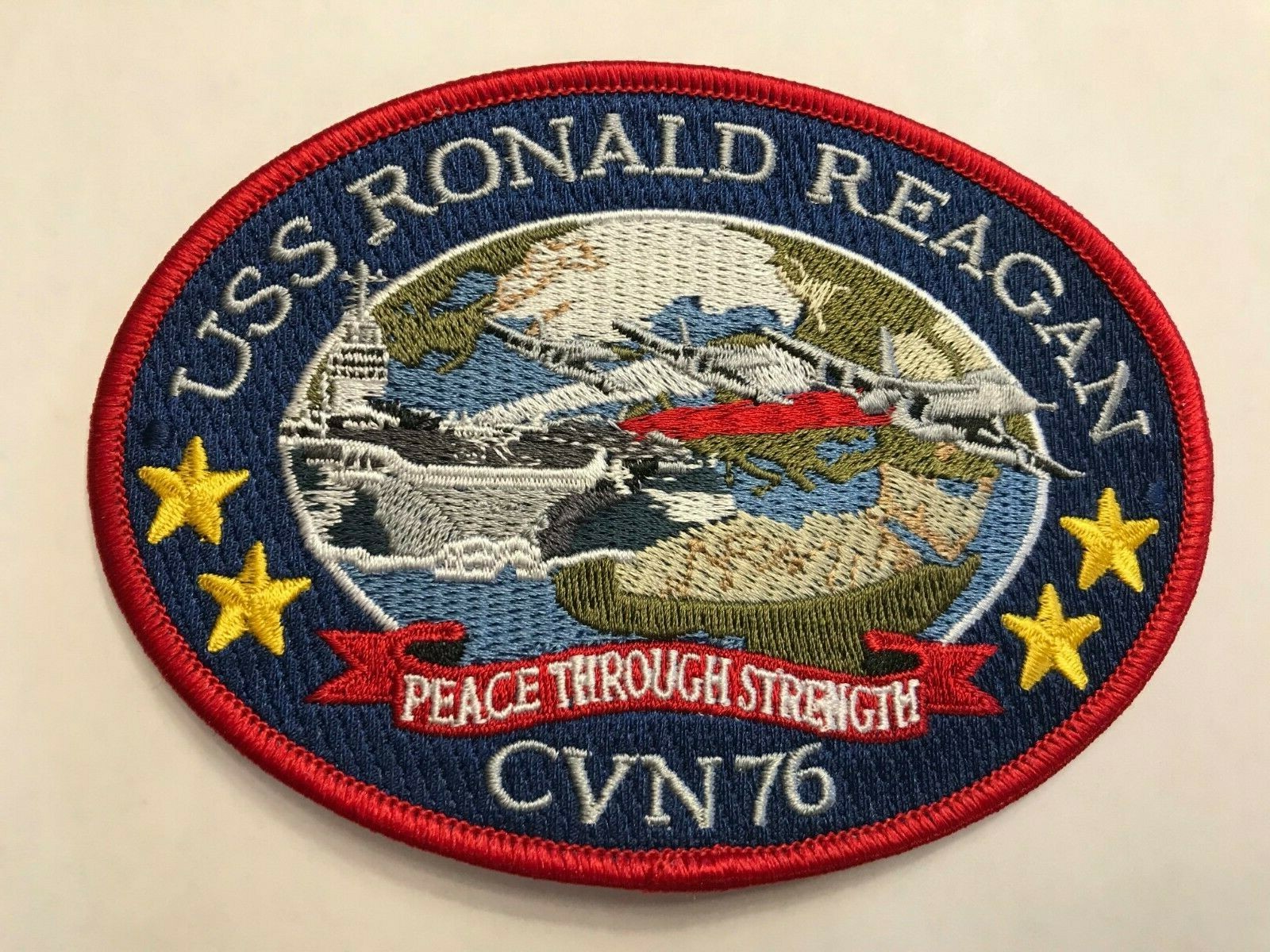 Patch of USS RONALD REAGAN (CVN-76) revised