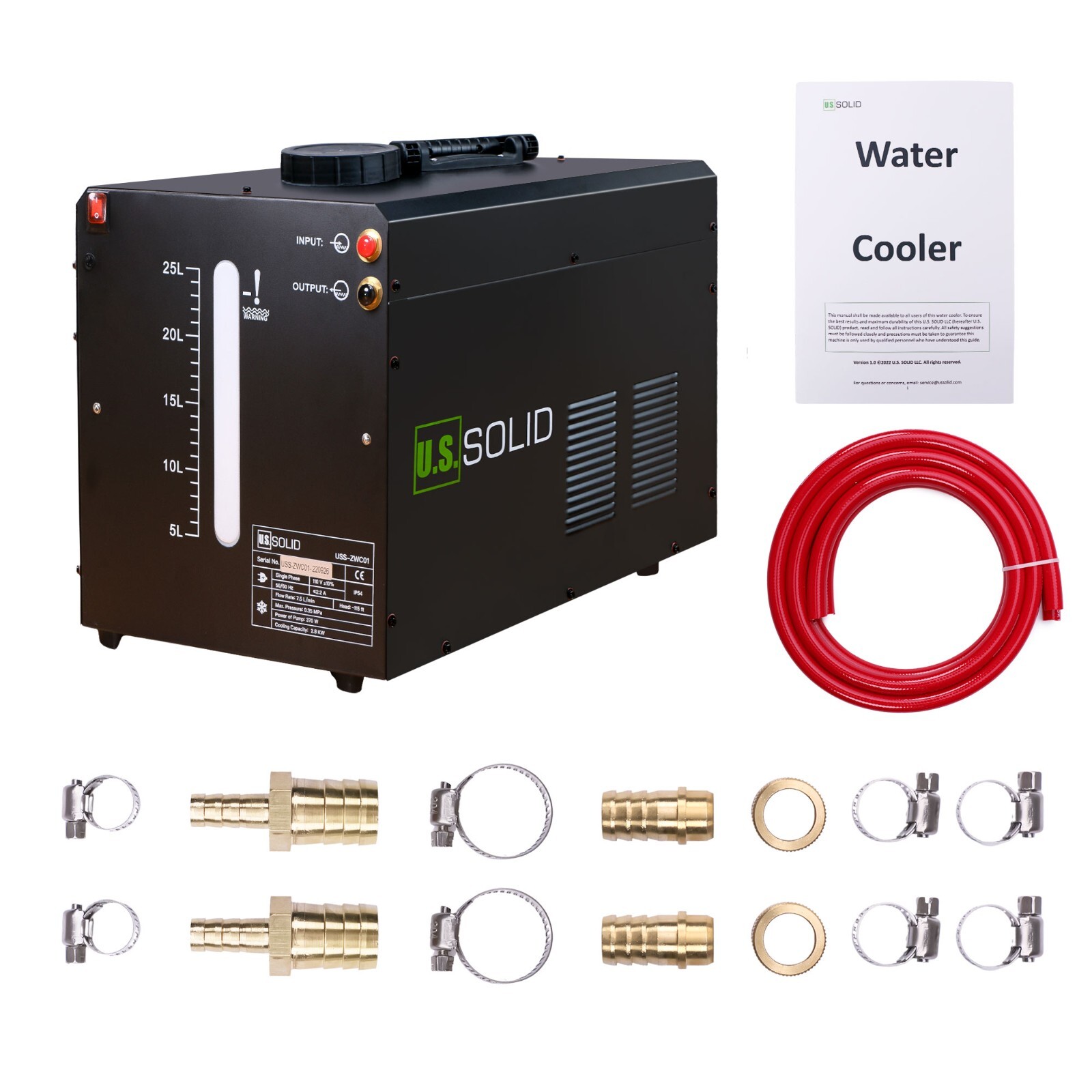 U.S. Solid Tig Welder Torch Water Cooler Cooling Machine 25L