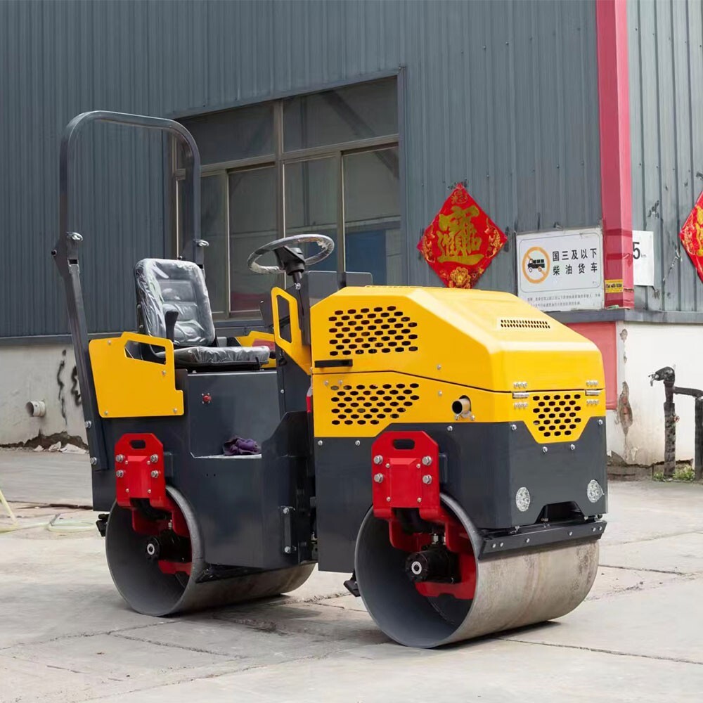 EPA Petrol Engine Road Roller Machine Asphalt Vibratory Roller Ride On Compactor